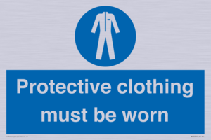 Protective clothing must be worn